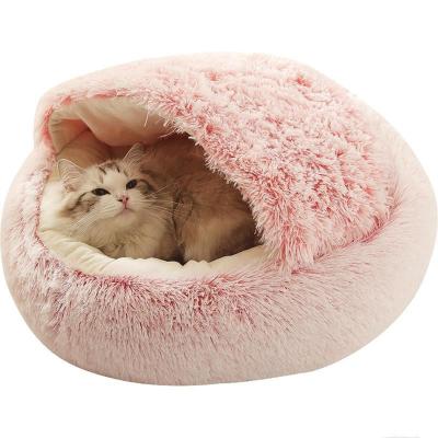 China PF2001 2021 New Design Travel Dog Bed Cat Bed With Quilt Hot Selling Donut Cuddler Cat Puppy Sofa Bed for sale