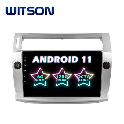 China WITSON ANDROID 11 GPS Touch Screen Car Stereo GPS DVD Player For CITROEN C4/C-Triomphe/C-Quatre 2004 2005 2006 2007 2008 2009 for sale