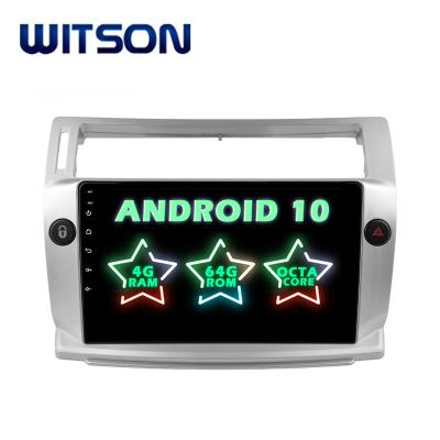 China WITSON ANDROID 10 GPS Multimedia DVD Player GPS Auto Stereo Radio For CITROEN C4/C-Triomphe/C-Quatre 2004 2005 2006 2007 2008 2009 for sale