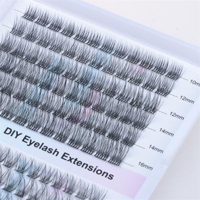 China Natural eyelash extension do it yourself wholesale diy tapered kit mix groups lash extension for sale