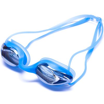 China PC Mirrored Goggles Silicone Swim Swimming Anti-Glare Goggles For Adult Sports Eyewear G1803M for sale