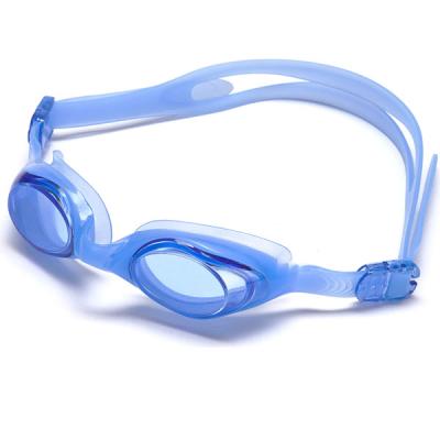 China Fashionable Anti Fog UV Protect Swim Goggles Silicone Straps Swimming Goggles For Kids for sale