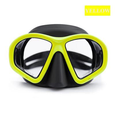 China 180 Adult Diving Mask Snorkeling Silicone Diving Mask Water Sport Mask 2021 Custom Wide View for sale