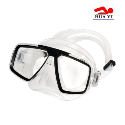 China 2021 Easy Wear Factory Wholesale PVC Mask Cheap Diving Mask For Adult for sale