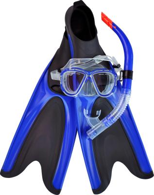 China 2021 Snorkeling Mask OEM Comfortable Tempered Glass Eco-friendly Design Durable Snorkeling Mask With Fins Set For Adult for sale