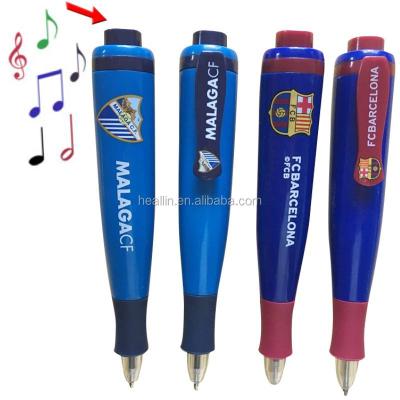 China Promotional Pen Music Pen For Team Club Creative Advertising Electronic Musical Sound Logo Pen Custom Audio Pen Football Sports Game Fans Gift for sale