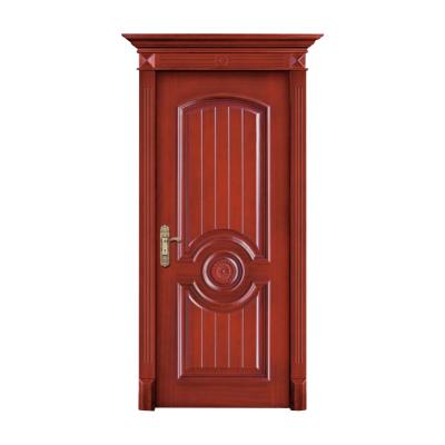 중국 Luxury Creeping Wooden Door Sound Insulation Sound Insulation Door Strong Solid Timber Natural Wooden Door 판매용