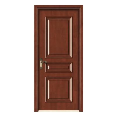 Cina Sturdy And Durable Natural Wood Veneer Sound Insulation Door , Painted Modern Solid Wood Door in vendita