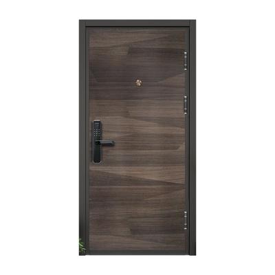 China Modern Security Anti-theft Durable Steel Door Entrance Metal Door en venta