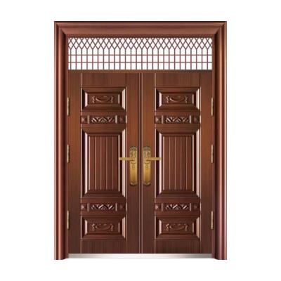 중국 Metal Door Newst Anti Thief Economy Anti Theft Security Door Design Galvanized Steel Door 판매용