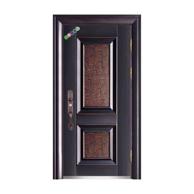 China Mutil Lock Door Best Selling Durable Steel Security Door Anti-theft Metal Dot Galvanized Door en venta