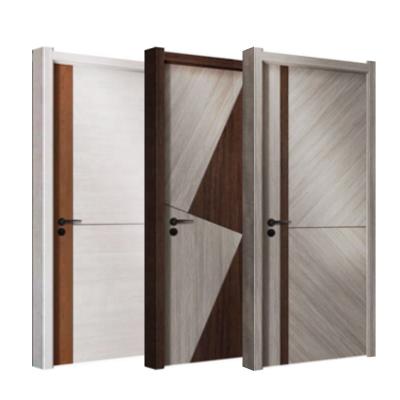 China Waterproof Hot Selling Interior Door Wood Bathroom HDF Laminate Door for sale