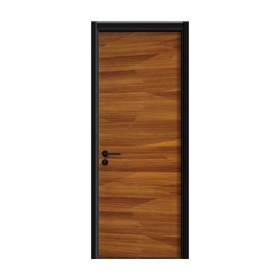 China Sound Insulation Zero Quality Flat Door Entry Door Melamine Exterior Main Wooden Door for sale