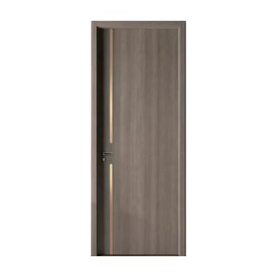 China Sound Insulation Hot Sale Bedroom Interior Solid Wood Melamine Panel HDF Zero Wooden Door for sale