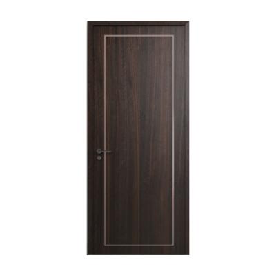 China Interior Durable Timber Door Wooden Door Sound Insulation Engineer Wood Veneer Modern Door for sale