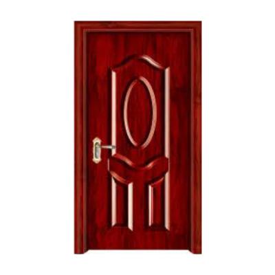 中国 Sound Insulation Prehung America Steel Door Power Cladding Panel Metal Moisture Resistant Steel Wood Door 販売のため