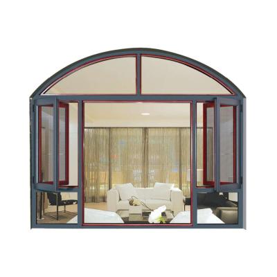 中国 Sliding Integrated Window Screens For Balcony Windows Aluminum Alloy Soundproof Glass Casement Windows 販売のため