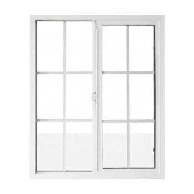 China Sliding glass profile high quality upvc plastic steel window double profile for sale