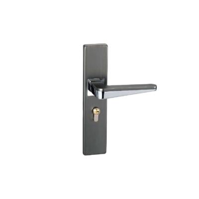 China Door made in China stainless steel panel lock with silver handle L-050 anti-theft security lock en venta