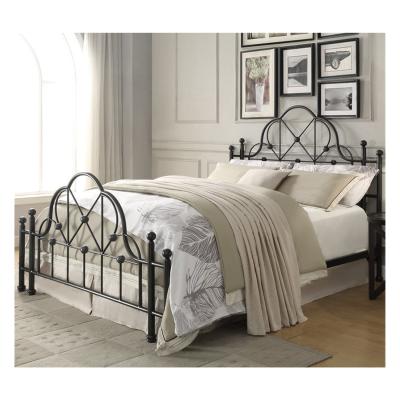 China Factory Supply Design Petal Shape Metal Bed Frame Wholesale Iron Full Beds Twin King Queen Bed for sale