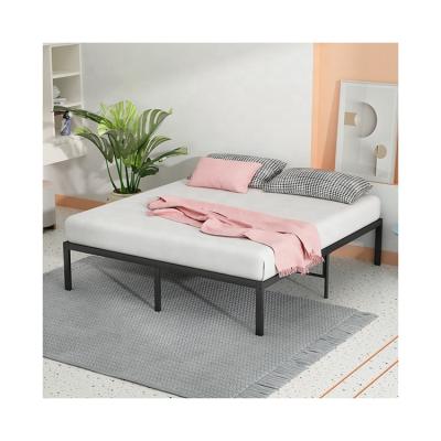 China Modern Design Industrial Durable Structures Top Quality Metal Platform Bed Iron Beds Bedroom Furniture Sets Widely Used for sale