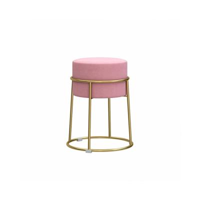 China Modern Good Quality Low Iron Round Metal Chair Hot Selling Restaurant Stool for sale