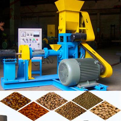 China Fully Automatic Floating Pellet Feed Machine Aquaculture Fish Feed Pellet Extruder Machine for sale