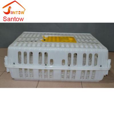 China Durable Plastic Chicken Duck Quail Bird Pigeon Broiler Animal Transport Cages For Poultry Transport for sale