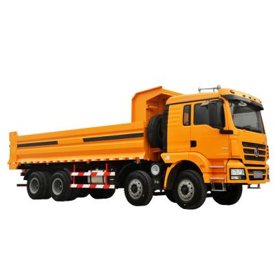 China 8X4 Hydraulic Telescopic Cylinder 12 Wheel Shacman Tipper Truck for Construction Site for sale