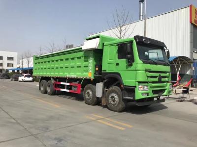 China Driving Wheel LHD/Rhd Sinotruk HOWO 8X4 Dump Truck 371HP 375HP 420HP Dipper Truck for sale