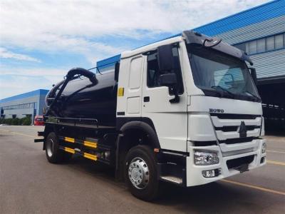 China 30T Payload Sinotruk HOWO 4X2 Used Sewage Trucks with Techinical Spare Parts Support for sale