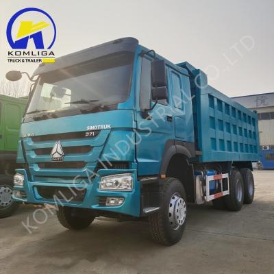 China Used Dump Truck Front Lifting Style 20-30 Tons 6X4 3 Axle 10 Wheels Sinotruk HOWO for sale