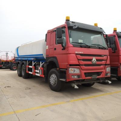 China Customization Sinotruk HOWO 4X2/6X4/8X4 Used Water Truck with 20000 Liters Tank Volume for sale