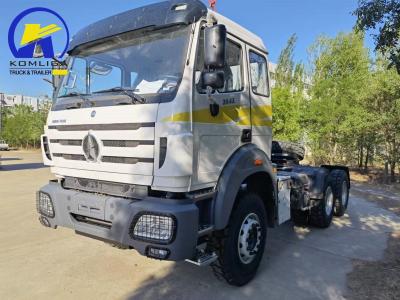 China 400L Aluminum Alloy Fuel Tanker North Benz 6X4 Trailer Head Tractor Truck for Design for sale