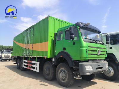 Cina 420 HP Beiben 8X4 Cargo Truck 8X8 Benz Van Truck 12 ruote Box Truck richiesta personalizzata in vendita