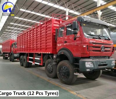 Cina Camion Beiben verso il Congo Nord Benz 8X8 12 ruote Camion merci con 8X4 ruota motrice in vendita