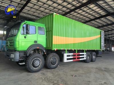 China Radial Tire Design 8500*2500*3400mm Beiben 420HP 8X4 8X8 12 Wheels Cargo Lorry Truck for sale