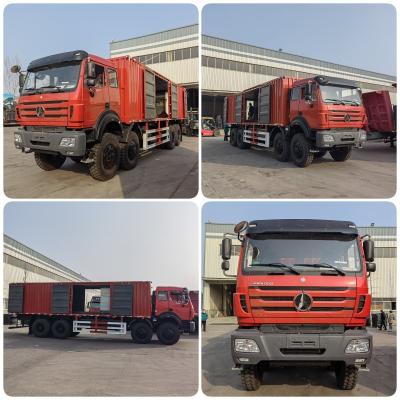 Cina Camion Beiben usato 6X4 8X4 8X8 10 ruote 12 ruote Cargo Triciclo furgone stile Box Cargo Truck in vendita