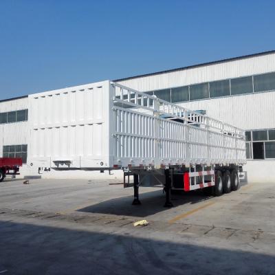 China 30 Ton Side Guard Semi Trailer with 9.00*22.5/8.00-20/8.5-20 Rim and Flatbed Design for sale