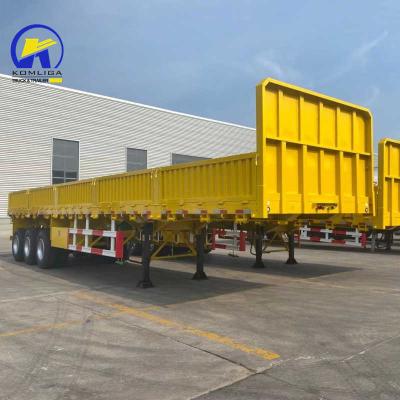 Cina Jost 2.0 o 3.5 Inch King Pin Fuwa 13t Heavy Duty Flatbed Cargo Trailer con 12 pneumatici in vendita