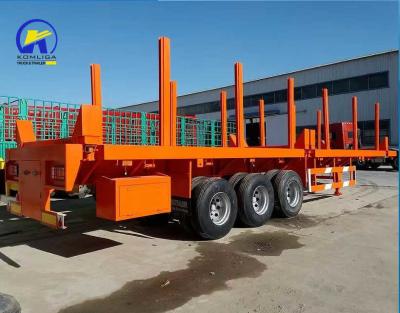 China Jost Two Speed Support Leg 2axle 3axle 40ton Flatbed Truck Trailer Skeleton Semi Trailer for sale