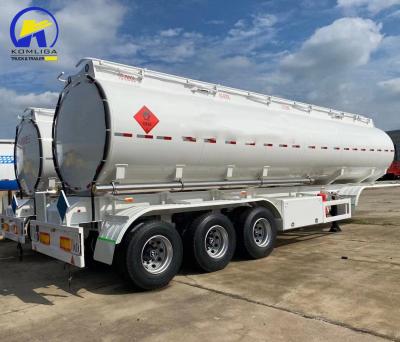 China 7000-8000mm Wheel Base Carbon Steel/Stainless Steel/Aluminum Alloy Fuel Tank Trailer for sale