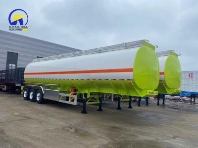 China 11500x2500x3900mm 3 Axle Oil/Diesel/Crude Fuel Tank Semi Trailer with 1820mm Tread for sale