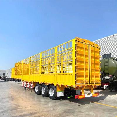 China 40-60 Tons Cargo Box Semi Trailer with Cross Arm Type Suspension Systems ECE Certification for sale