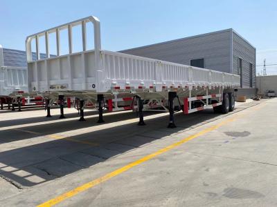 China Tare Weight Approx. 6.7 T Flatbed Sino 3 Axles 80t Cargo Semi Trailer Heavy Duty Trailer for sale