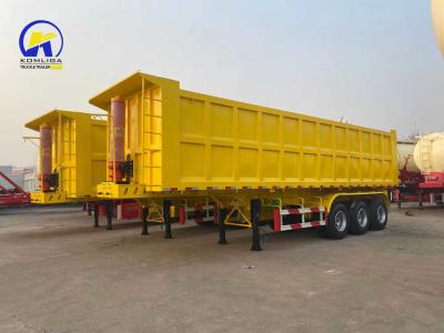 China 3 Axles 4 Axles Dump Trailer Truck Tipper Trailer with 9.00-22.5/8.00-20/8.5-20China Rim for sale