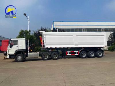 China 9.00-22.5/8.00-20/8.5-20China Rim Heavy Dump Semi Trailer with Front Lift Device for sale