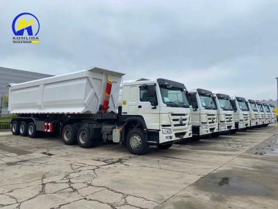 China 90 W mm*13 Thickness mm*10layer Spring Leaf Semi Truck Trailer with Hydraulic System for sale