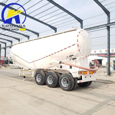 China Bulk Cement Tanker Semi Trailer with Standard Safety Guard and 1820mm Tread to Russia for sale