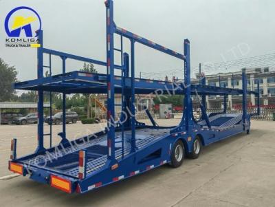 China 80T Load Capacity GCC Certified Car Carrier Semi Trailer for Transporting to Uzbekistan for sale